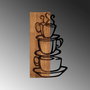 Wallity MA-296 Accesorio Decorativo de Pared en Nogal y Negro